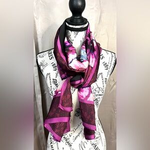 NWT Elegant Pink and Purple Scarf by WHBM